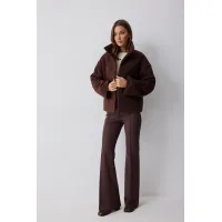 Пальто Люше 4229 коричневый