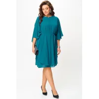 Платье Карина Делюкс М-1390 морская волна