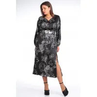 Платье Карина Делюкс М-9957/1black черный