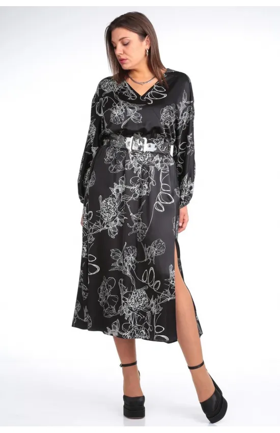 Платье Карина Делюкс М-9957/1black черный