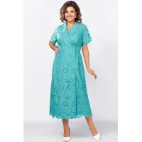 Платье Mira Fashion 5539-6 бирюза