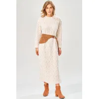 Платье Laikony 573 бежевый