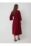 Платье Kaloris 2242-1 бордо Платье Kaloris 2242-1 бордо