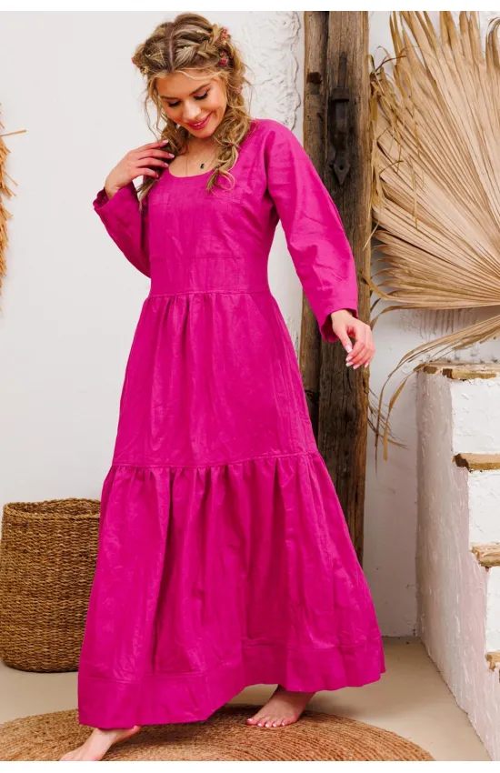 Платье Амулет 9922 фуксия 170