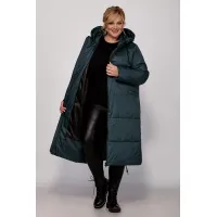 Пальто Algranda 4030-4 Морская волна