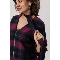 Платье Anelli 1728 Винная геометрия