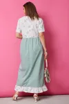 Платье Begimoda 1055 шалфей
