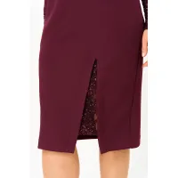 Платье Кокетка И К 1337-1 бордовый