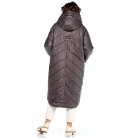 Пальто Диамант 2115 горький шоколад