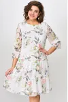 Платье Moda-Versal 2328 молочный + цветы Платье Moda-Versal 2328 молочный + цветы