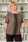 Блузка Rumoda 2216 коричневый