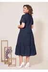 Платье Mira Fashion 5275-8 темно-синий