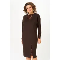 Платье Кокетка И К 1337 коричневый