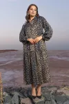 Платье Andina 832 леопард индиго