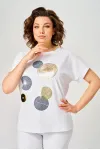 Блузка Rumoda 2239 к.р. белый Блузка Rumoda 2239 к.р. белый