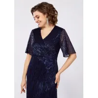Платье Mira Fashion 5394 темно-синий