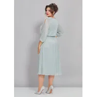 Платье Mira Fashion 5446-4 приглушенно-бирюзовый