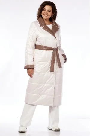 Пальто Диамант 1883 бежевый