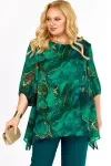 Блузка Элль-Стиль 2263/14 а изумруд