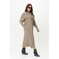 Платье Sova 11255 серый песок