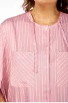 Рубашки Avenue 0350 полоска, розовый+молочный