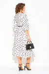 Платье Лилиана 1511Л молочный+горох Платье Лилиана 1511Л молочный+горох