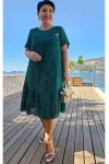Платье Vittoria Queen 24463 темный изумруд