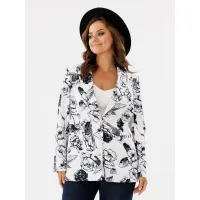 Пиджак Condra Deluxe 15100 белый-черный