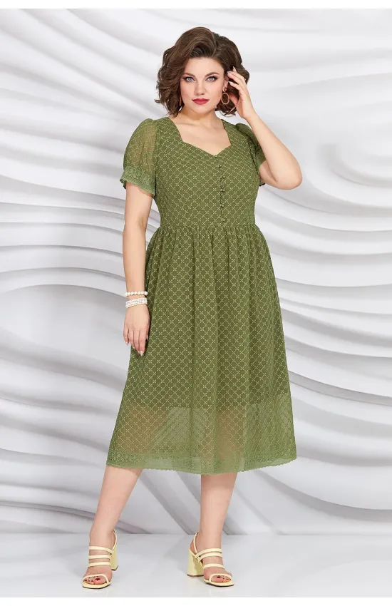 Платье Mira Fashion 4951 хаки new