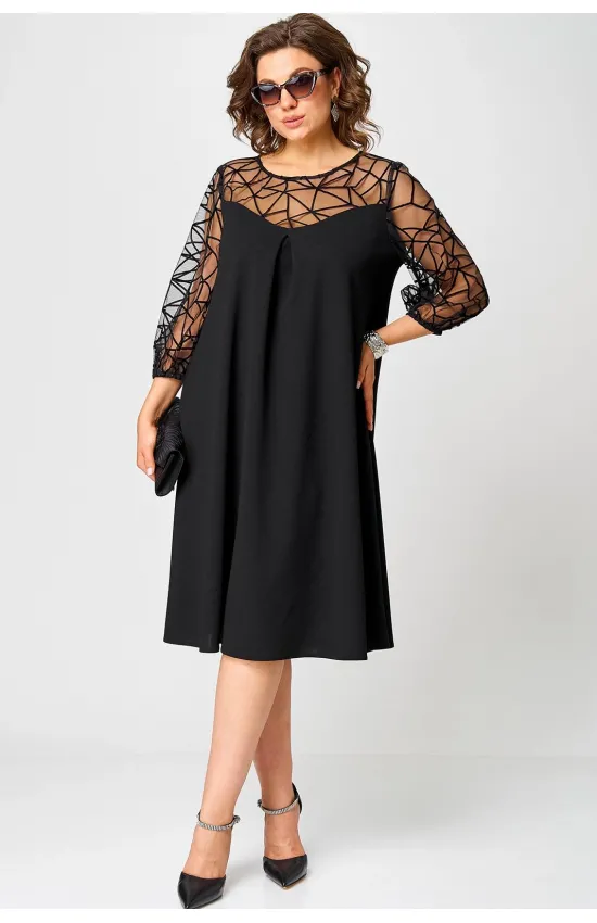 Платье Eva Grant 7279С черный Платье Eva Grant 7279С черный