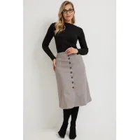 Юбка Mirolia 1263 коричнева ёлочка