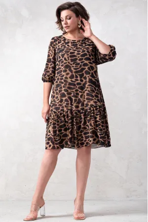 Платье Avanti 1590 черный/коричневый