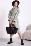 Платье Celentano 5051 приглушенный шалфейный