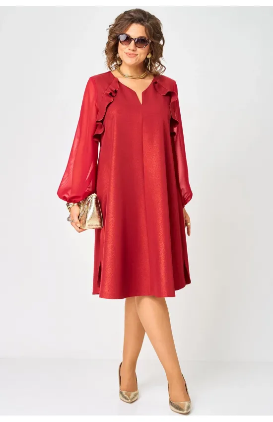 Платье Eva Grant 7322 А крансый