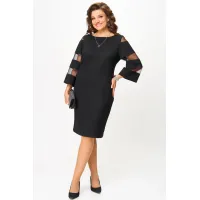 Платье Карина Делюкс М-1368 черный