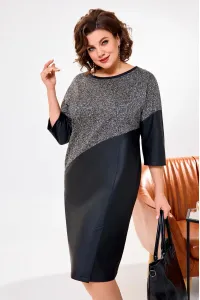 Платье Agatti 5263 черный с золотым