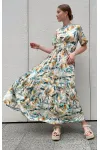 Платье I3I Fashion 101/4 принт перо