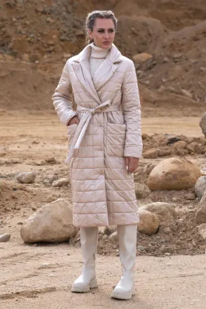 Пальто Golden Valley 7123 молочный