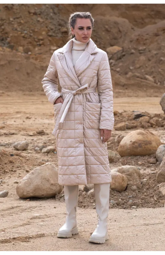 Пальто Golden Valley 7123 молочный