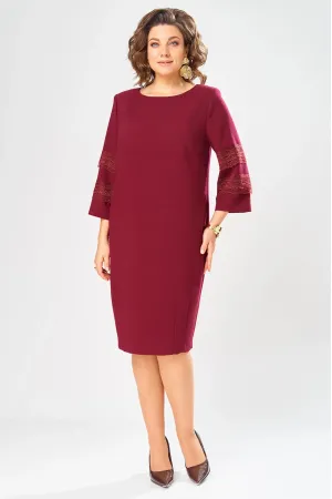 Платье Axxa 55233 бордо