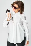 Блузка Eva Grant 7174-1 белый Блузка Eva Grant 7174-1 белый