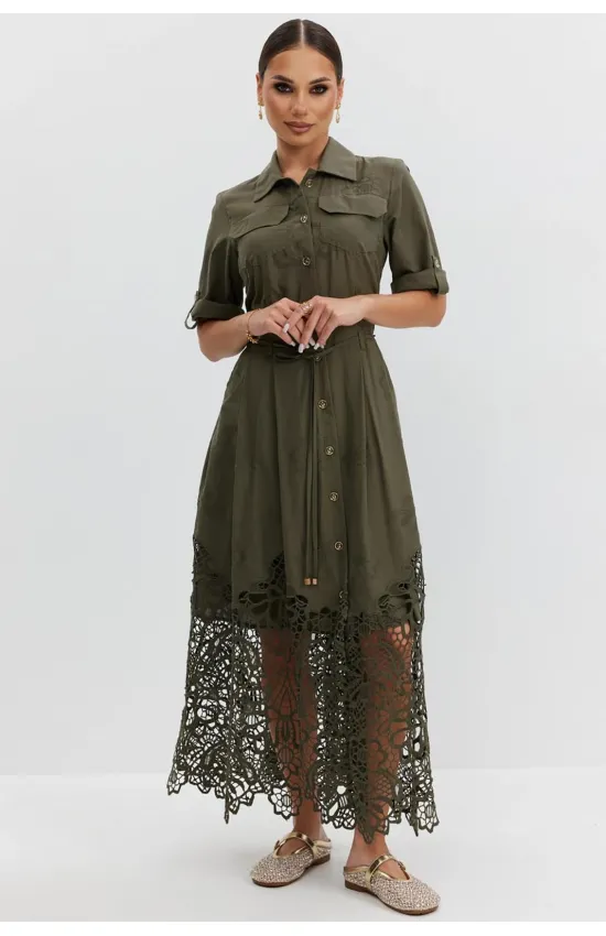 Платье Vesnaletto 4458-2 хаки