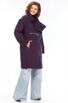 Пальто Celentano 2091 баклажанный