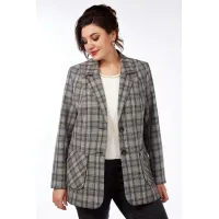 Пиджак Matini М4.1359/1 серый+клетка