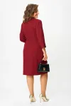 Платье Карина Делюкс М-1378 бордо