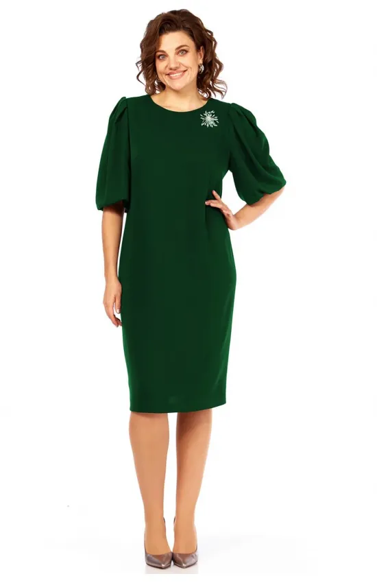 Платье Милора-Стиль 1421 зеленый