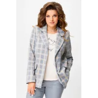 Пиджак Fita 20582 Сида серо-бежевый