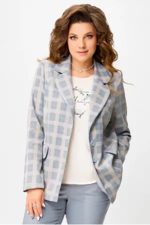 Пиджак Fita 20582 Сида серо-бежевый