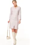 Платье Talia Fashion 410 геометрический  мелкий принт в светлых оттенках