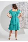 Платье Mira Fashion 5434-5 бирюзовый